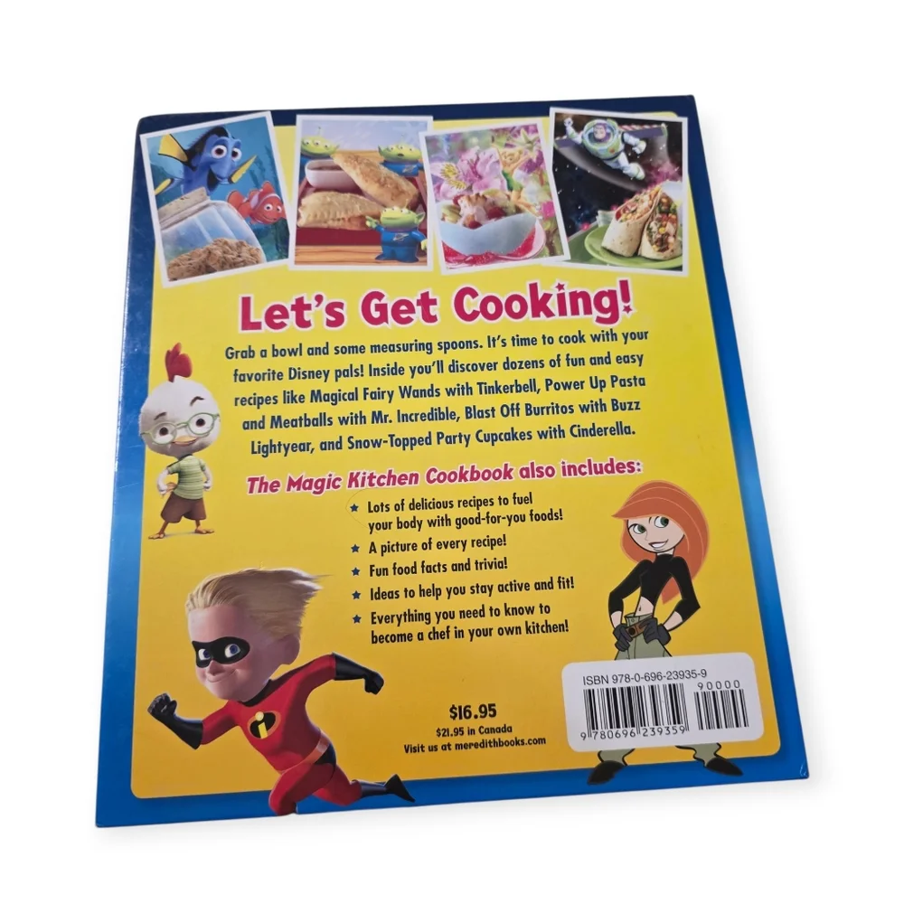 Disney Magic Kitchen Cookbook Cars Lightning McQueen Kids Recipes - Picture 5 of 5